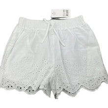 Load image into Gallery viewer, Girls KID, lined broderie cotton shorts, elasticated, NEW, size 10,  