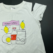Load image into Gallery viewer, Girls CANDY, cotton open-shoulder t-shirt / top, EUC, size 10,  