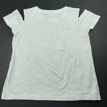 Load image into Gallery viewer, Girls CANDY, cotton open-shoulder t-shirt / top, EUC, size 10,  