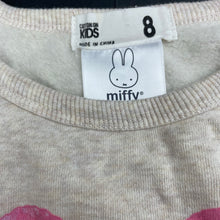 Load image into Gallery viewer, Girls Cotton On, Miffy fleece lined sweater / jumper, EUC, size 8,  
