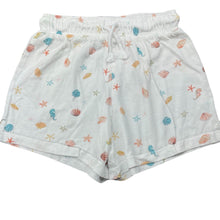 Load image into Gallery viewer, Girls Anko, cotton shorts, elasticated, seashells, FUC, size 6,  