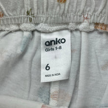 Load image into Gallery viewer, Girls Anko, cotton shorts, elasticated, seashells, FUC, size 6,  