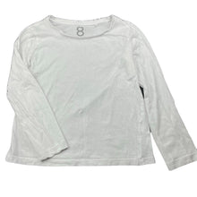 Load image into Gallery viewer, Girls Brilliant Basics, white cotton long sleeve t-shirt / top, FUC, size 8,  
