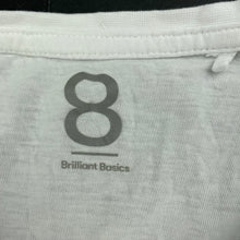 Load image into Gallery viewer, Girls Brilliant Basics, white cotton long sleeve t-shirt / top, FUC, size 8,  