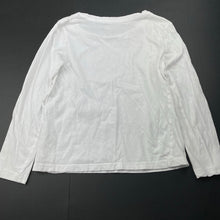 Load image into Gallery viewer, Girls Brilliant Basics, white cotton long sleeve t-shirt / top, FUC, size 8,  