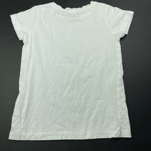 Load image into Gallery viewer, Girls Anko, white cotton t-shirt / top, GUC, size 6,  