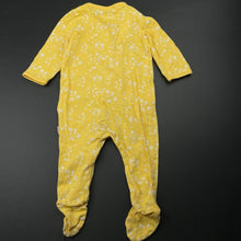 Load image into Gallery viewer, Girls Sprout, stretchy floral zip coverall / romper, GUC, size 000,  