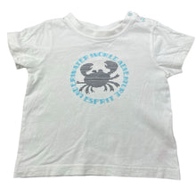 Load image into Gallery viewer, Boys Esprit, cotton t-shirt / top, crab, FUC, size 12 months,  