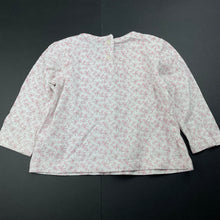 Load image into Gallery viewer, Girls Matalan, floral cotton long sleeve top, GUC, size 1,  