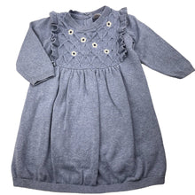 Load image into Gallery viewer, Girls Sprout, knitted cotton long sleeve dress, FUC, size 0, L: 46cm
