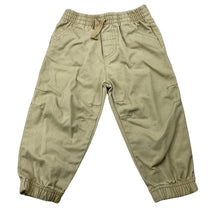 Load image into Gallery viewer, Boys beige, cotton casual pants, elasticated, Inside leg: 25.5cm, FUC, size 1-2,  