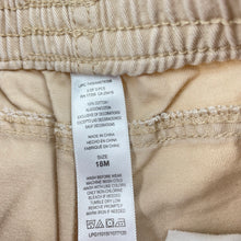 Load image into Gallery viewer, Boys beige, cotton casual pants, elasticated, Inside leg: 25.5cm, FUC, size 1-2,  