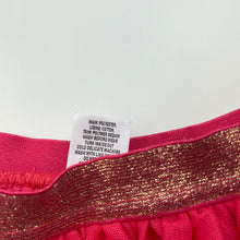 Load image into Gallery viewer, Girls Target, cotton lined Christmas tulle &amp; sequin skirt, elasticated, GUC, size 1,  