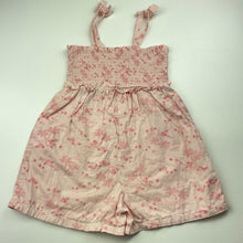 Load image into Gallery viewer, Girls Anko, pink cotton summer playsuit, GUC, size 4,  