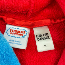 Load image into Gallery viewer, Boys Thomas &amp; Friends, fleece dressing gown / bath robe, L: 48cm, GUC, size 2,  