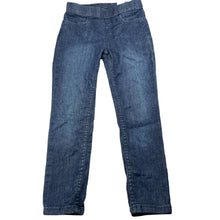 Load image into Gallery viewer, Girls H&amp;M, stretch denim leggings / jeggings, elasticated, Inside leg: 42.5cm, FUC, size 5,  