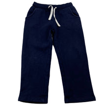 Load image into Gallery viewer, unisex Target, navy fleece lined track pants, elasticated, Inside leg: 35cm, GUC, size 3,  