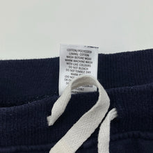 Load image into Gallery viewer, unisex Target, navy fleece lined track pants, elasticated, Inside leg: 35cm, GUC, size 3,  