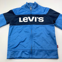 Load image into Gallery viewer, Boys Levis, lightweight fleece lined zip up track top, FUC, size 2-3,  