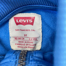Load image into Gallery viewer, Boys Levis, lightweight fleece lined zip up track top, FUC, size 2-3,  