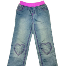 Load image into Gallery viewer, Girls Breakers, lightweight stretch denim pants, elasticated, Inside leg: 51cm, FUC, size 5,  
