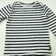 Load image into Gallery viewer, unisex Bonds, striped stretchy long sleeve top, GUC, size 00,  