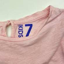 Load image into Gallery viewer, Girls Cotton On, pink cotton long sleeve top, FUC, size 7,  