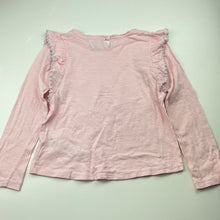 Load image into Gallery viewer, Girls Cotton On, pink cotton long sleeve top, FUC, size 7,  