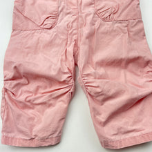 Load image into Gallery viewer, Girls Petit Bateau, pink lightweight cotton pants / bottoms, elasticated, FUC, size 00,  