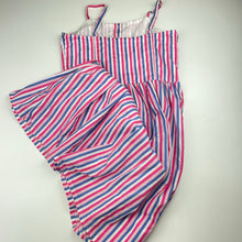 Load image into Gallery viewer, Girls Tilii, striped lightweight cotton summer dress, FUC, size 10, L: 75cm