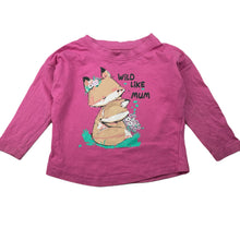Load image into Gallery viewer, Girls Mango, pink cotton long sleeve top, FUC, size 2,  