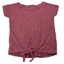 Load image into Gallery viewer, Girls Anko, stretchy crinkle tie front top, GUC, size 2,  
