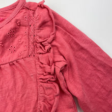Load image into Gallery viewer, Girls Nutmeg, cotton long sleeve top, FUC, size 1,  
