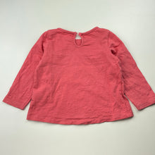 Load image into Gallery viewer, Girls Nutmeg, cotton long sleeve top, FUC, size 1,  