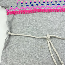 Load image into Gallery viewer, Girls Miss Understood, grey marle casual dress, light marks front, FUC, size 10, L: 65cm