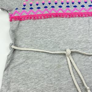 Girls Miss Understood, grey marle casual dress, light marks front, FUC, size 10, L: 65cm