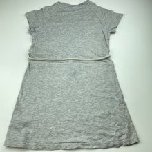 Load image into Gallery viewer, Girls Miss Understood, grey marle casual dress, light marks front, FUC, size 10, L: 65cm