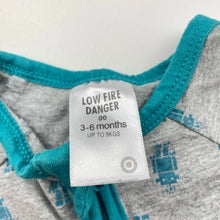 Load image into Gallery viewer, Boys Target, stretchy zip coverall / romper, FUC, size 00,  
