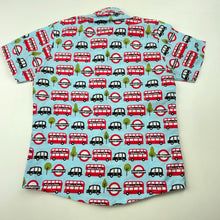 Load image into Gallery viewer, Boys Ann B Baby, lightweight short sleeve shirt, London, Sz: S, armpit to armpit: 28.5cm, FUC, size 1-2,  