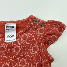 Load image into Gallery viewer, Girls Anko, floral stetchy romper, EUC, size 0000,  