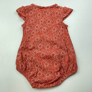 Girls Anko, floral stetchy romper, EUC, size 0000,  