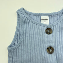 Load image into Gallery viewer, Girls Brilliant Basics, ribbed sleeveless top, EUC, size 2,  