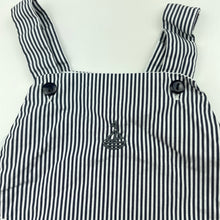 Load image into Gallery viewer, unisex Ollies Place, embroidered lightweight cotton overalls / romper, EUC, size 000,  