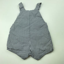 Load image into Gallery viewer, unisex Ollies Place, embroidered lightweight cotton overalls / romper, EUC, size 000,  
