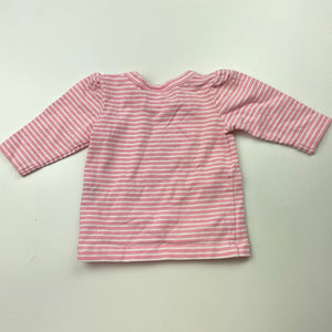Girls Marquise, soft feel stretchy long sleeve top, EUC, size 0000,  