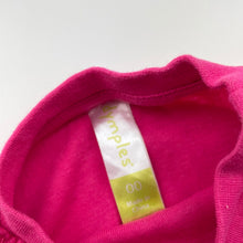 Load image into Gallery viewer, Girls Dymples, pink cotton long sleeve top, GUC, size 00,  