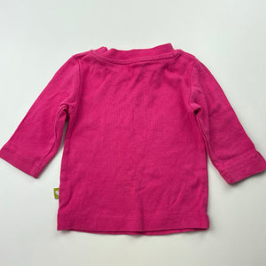 Girls Dymples, pink cotton long sleeve top, GUC, size 00,  
