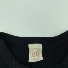 Load image into Gallery viewer, Girls black, stretchy bodysuit / romper, EUC, size 0,  