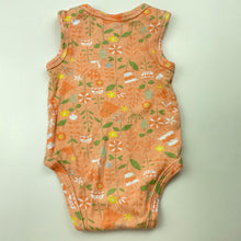 Load image into Gallery viewer, Girls 4 Baby, floral cotton singletsuit / romper, GUC, size 000,  