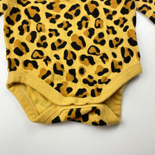 Load image into Gallery viewer, Girls Baby Berry, leopard print cotton bodysuit / romper, GUC, size 00,  